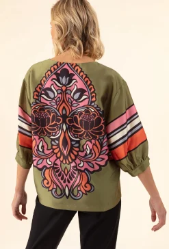 Blouse Edwina imprimé Palazzo | INDIES