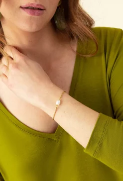 Bracelet TRAMONTANE Perle Blanche | INDIES