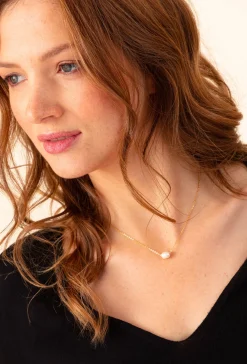 Collier chaine 1 perle Sirocco | INDIES