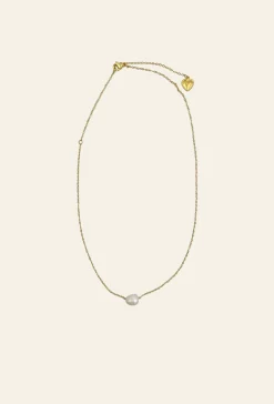 Collier chaine 1 perle Sirocco | INDIES