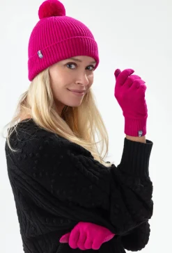 Gants Tactiles Pia grenat | INDIES