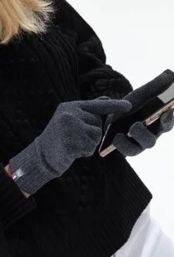 Gants Tactiles Pia gris | INDIES