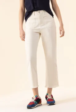 Jean Musc en coton écru | INDIES