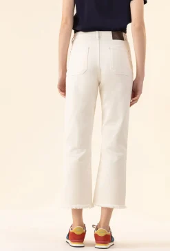 Jean Musc en coton écru | INDIES
