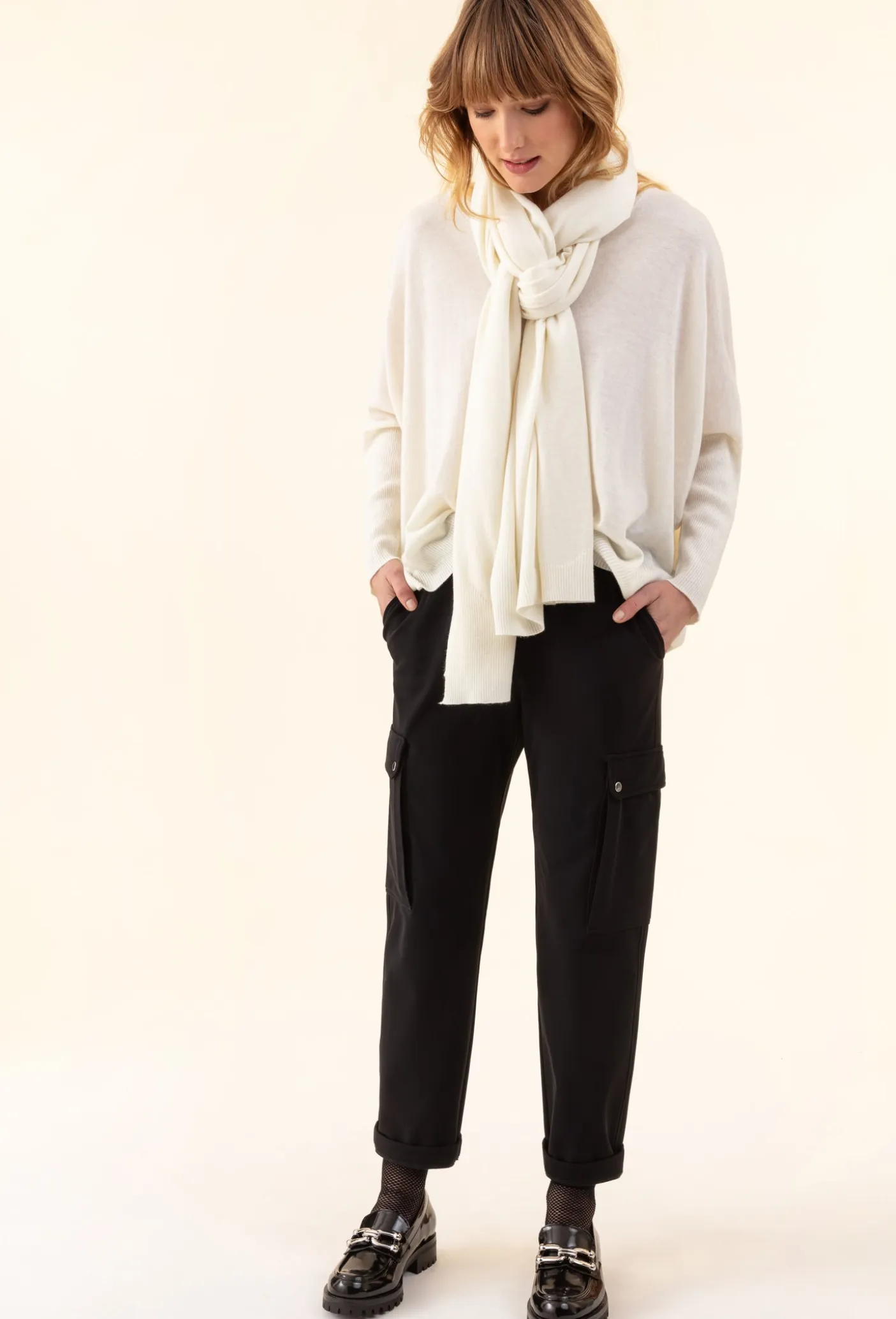 Pantalon Aurora noir en jersey technique | INDIES