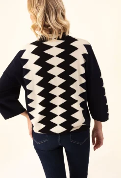 Pull Kira graphique 50% laine | INDIES