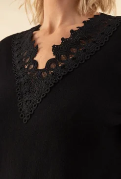 Pull Panache noir 50% laine | INDIES