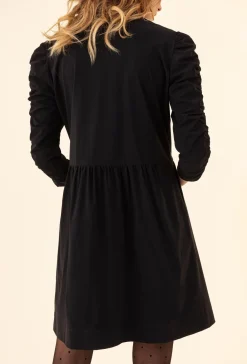 Robe Luna noire en jersey technique | INDIES